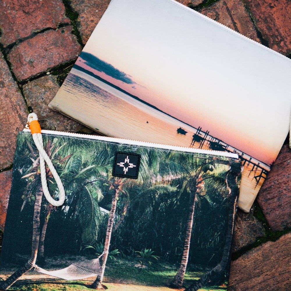 India Hicks Wristlet, water (top photo)